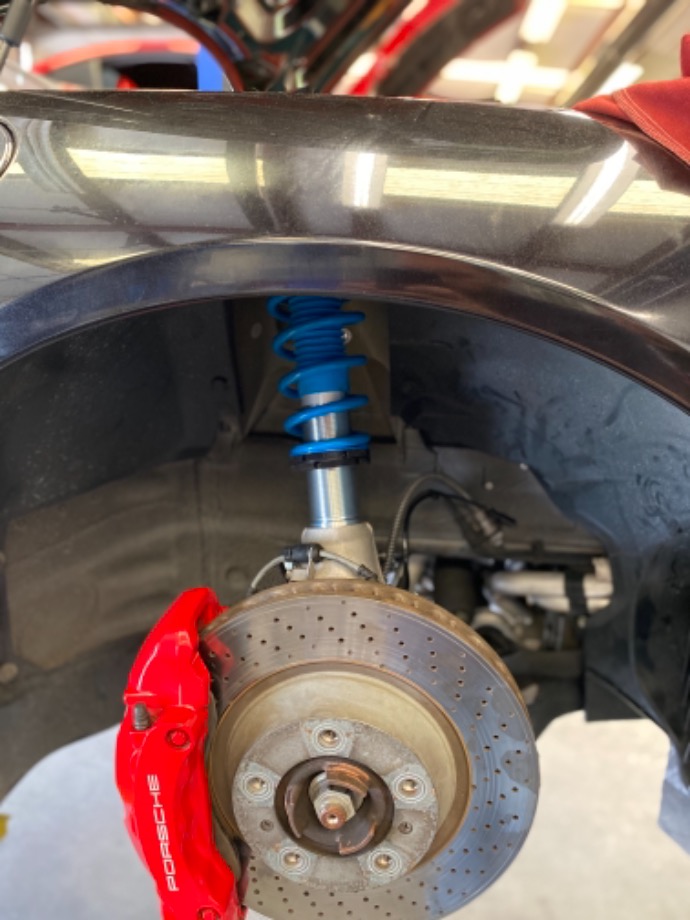 Porsche 991 C4S Bilstein Coilovers EuroHaus Porsche Repair