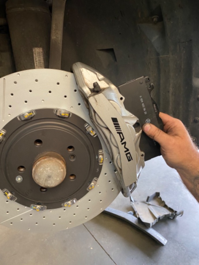 Mercedes Benz SL65 AMG Brake Service EuroHaus Mercedes Repair